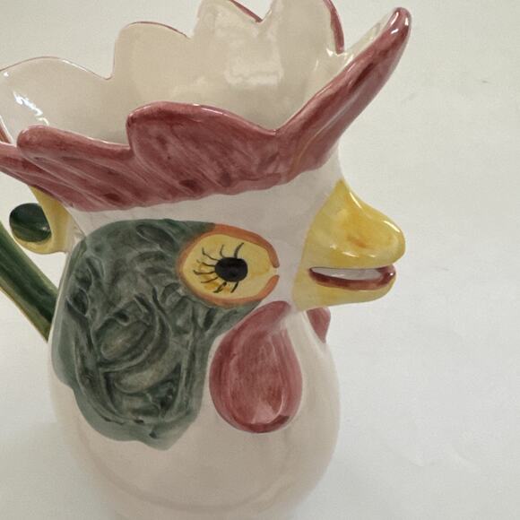 Vintage‎ JF Vestal Rooster Pitcher Made in Portugal Farmhouse Country Decor - Picture 10 of 11